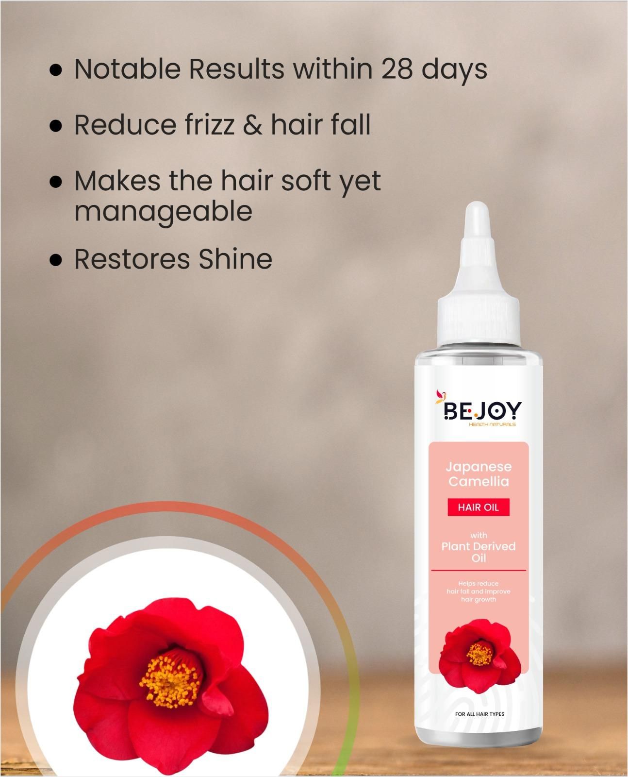 Bejoy Japanese Camellia Hair Oil 150 ml (Pack of 2)