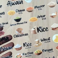 3D Waterproof Kitchen Spice Jar Label Stickers (Pack of 1 - 60 Stickers)